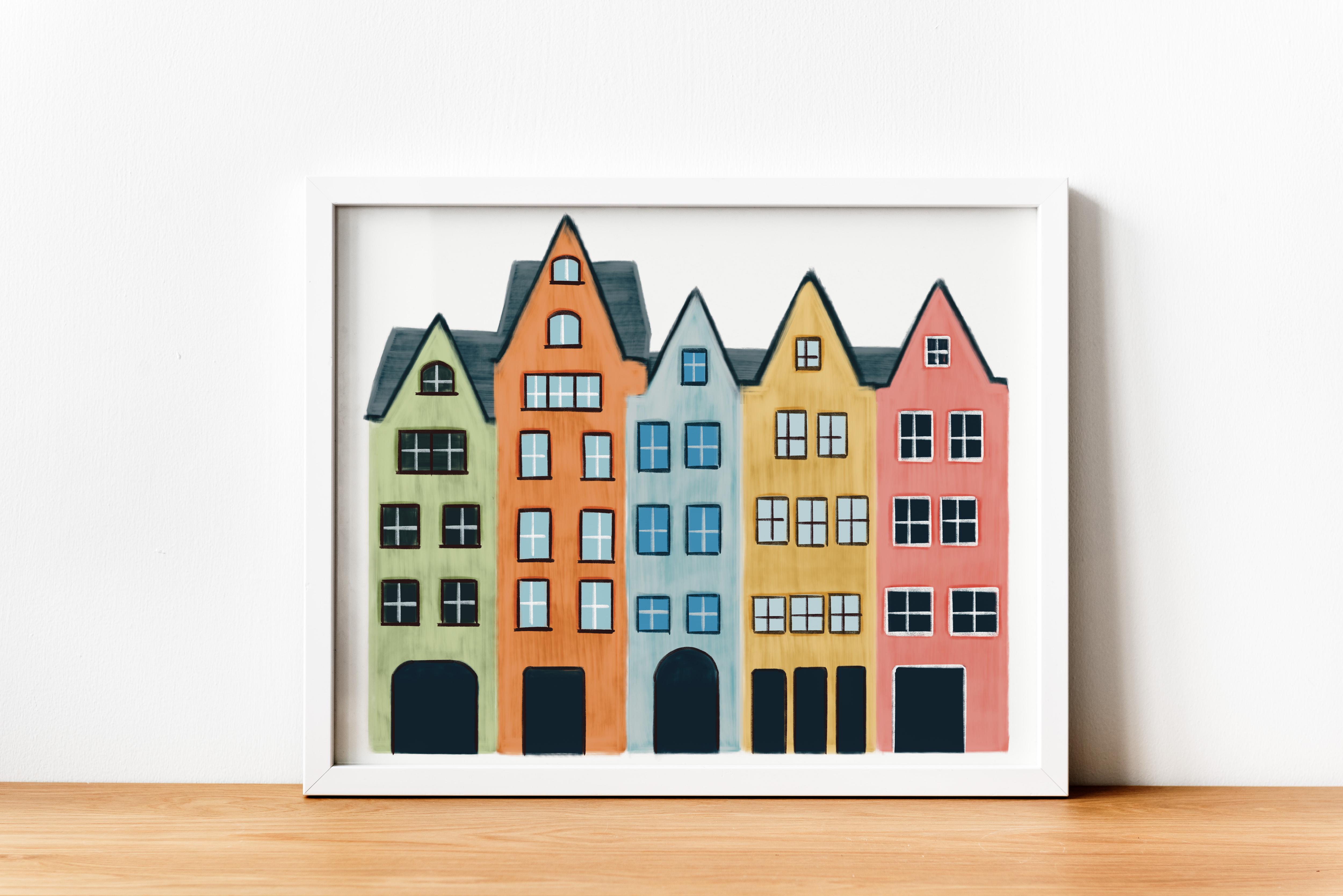 TheIllustrationary Cologne Şehir Poster