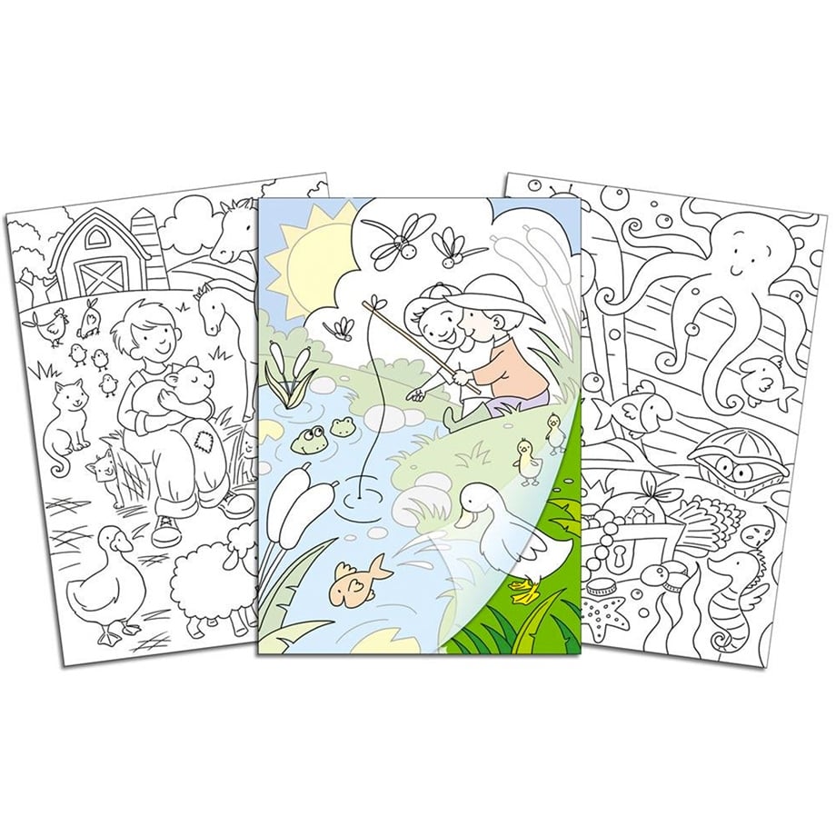 Tracing & Colouring Book 5 Yaş+
