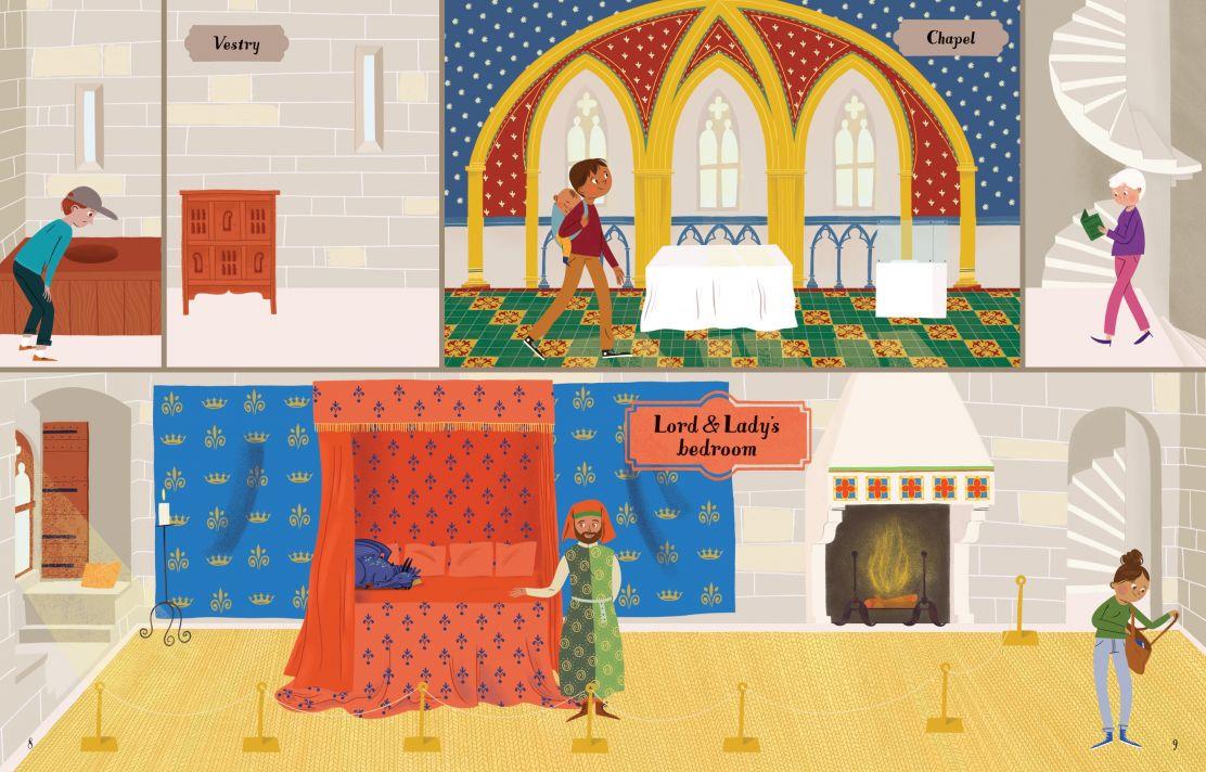USB - Castle Sticker Book
