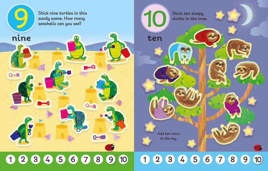 USB - First Sticker Book 123