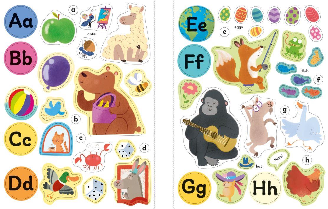 USB - First Sticker Book abc