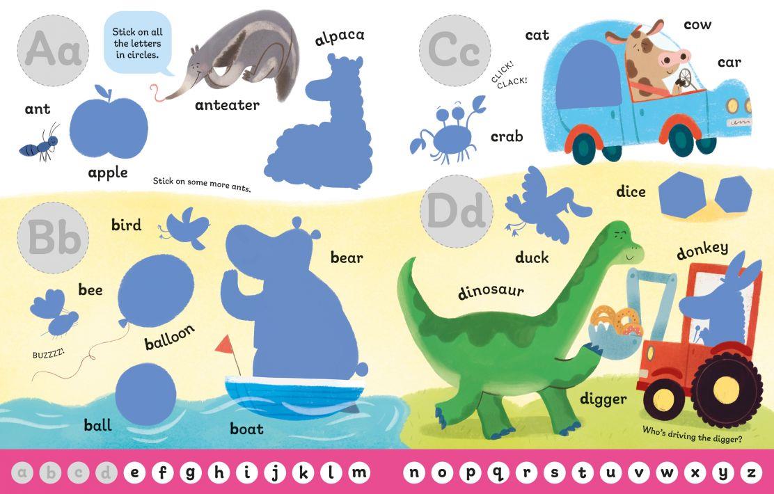 USB - First Sticker Book abc