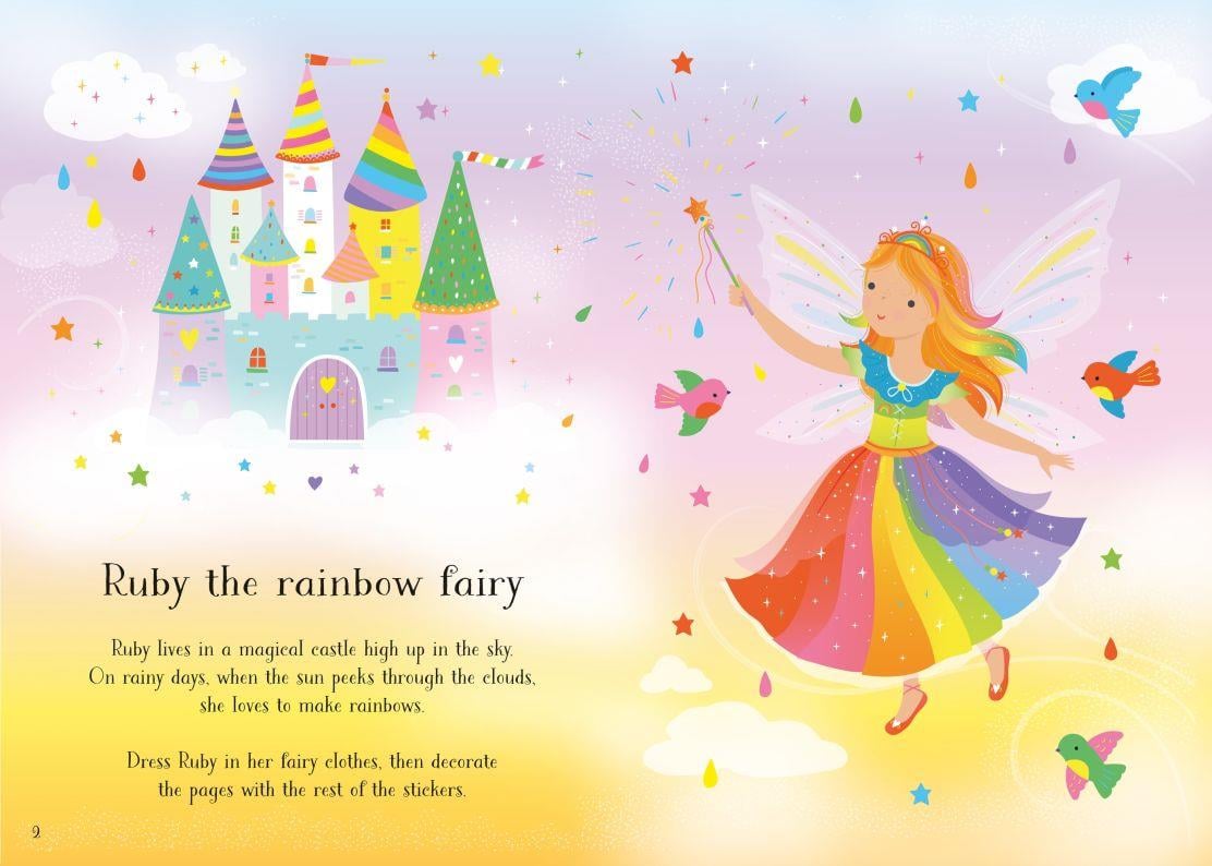 USB - Little Sticker Dolly Dressing Rainbow Fairy