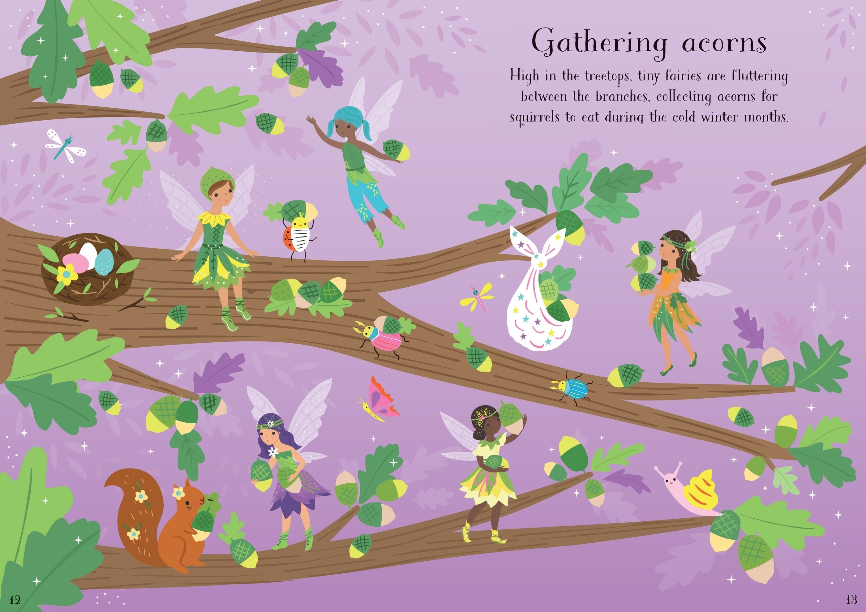 USB - Little Sticker Dolly Dressing Woodland Fairy