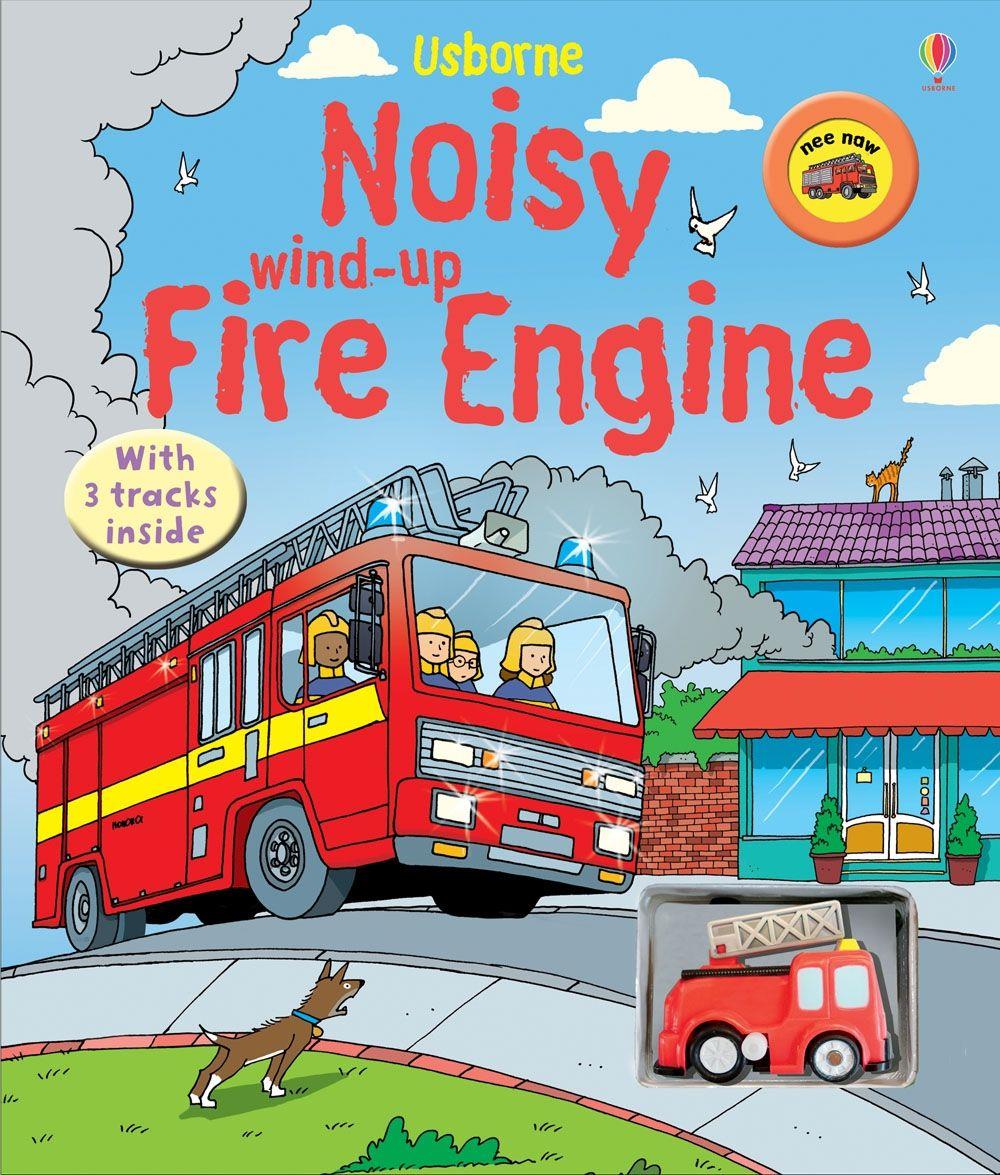 USB - Noisy Wind-up Fire Engine Book
