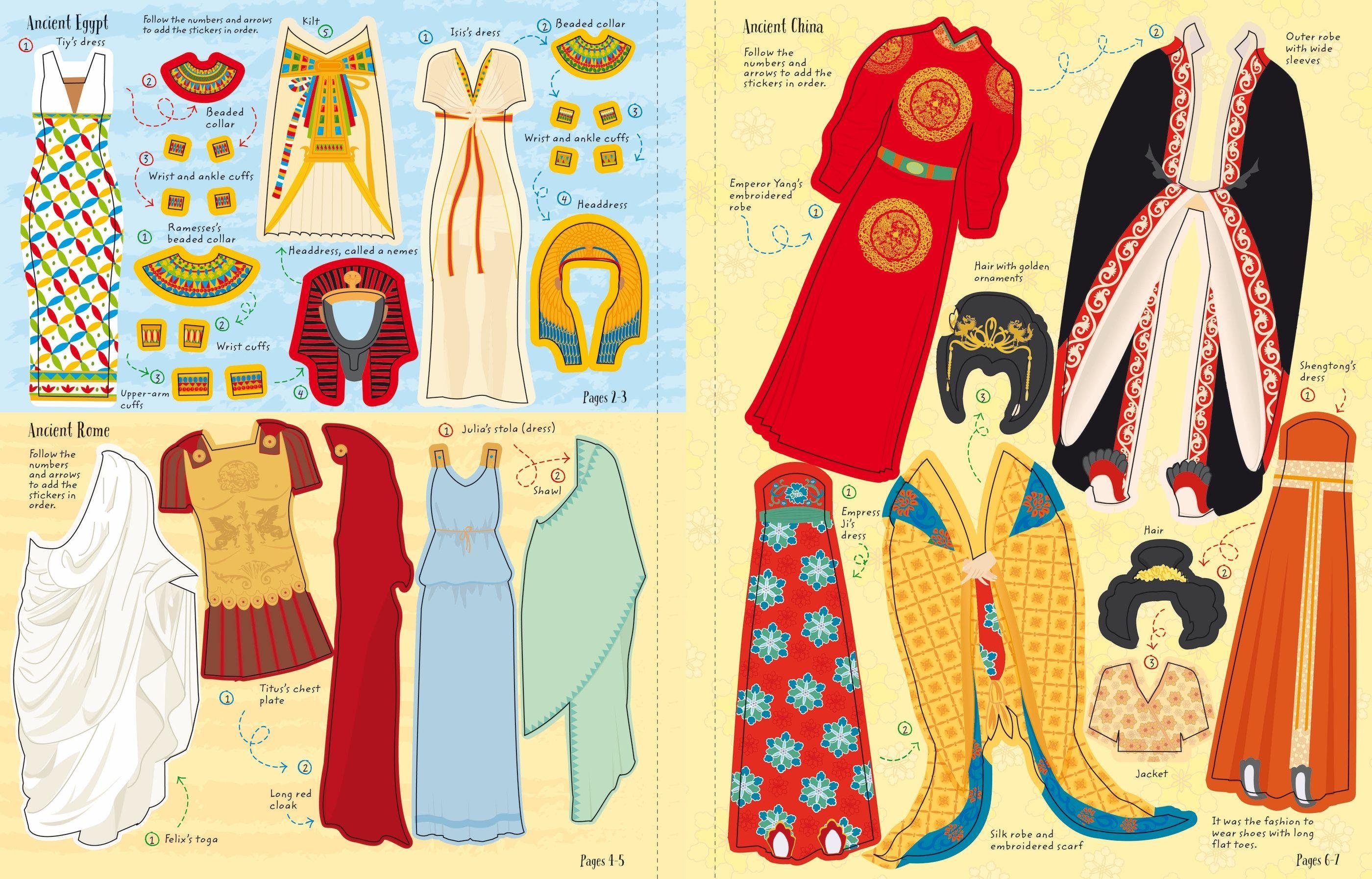 USB - Sticker Dolly Dressing Fashion Long Ago