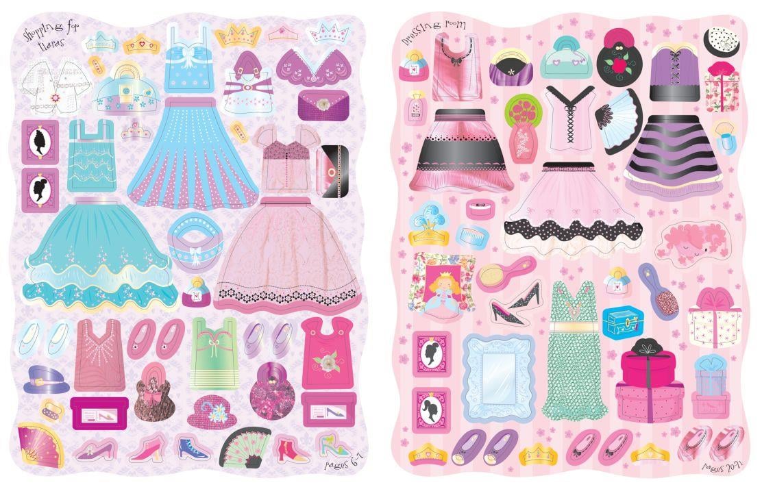 USB - Sticker Dolly Dressing Princesses