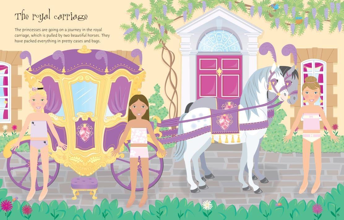 USB - Sticker Dolly Dressing Princesses