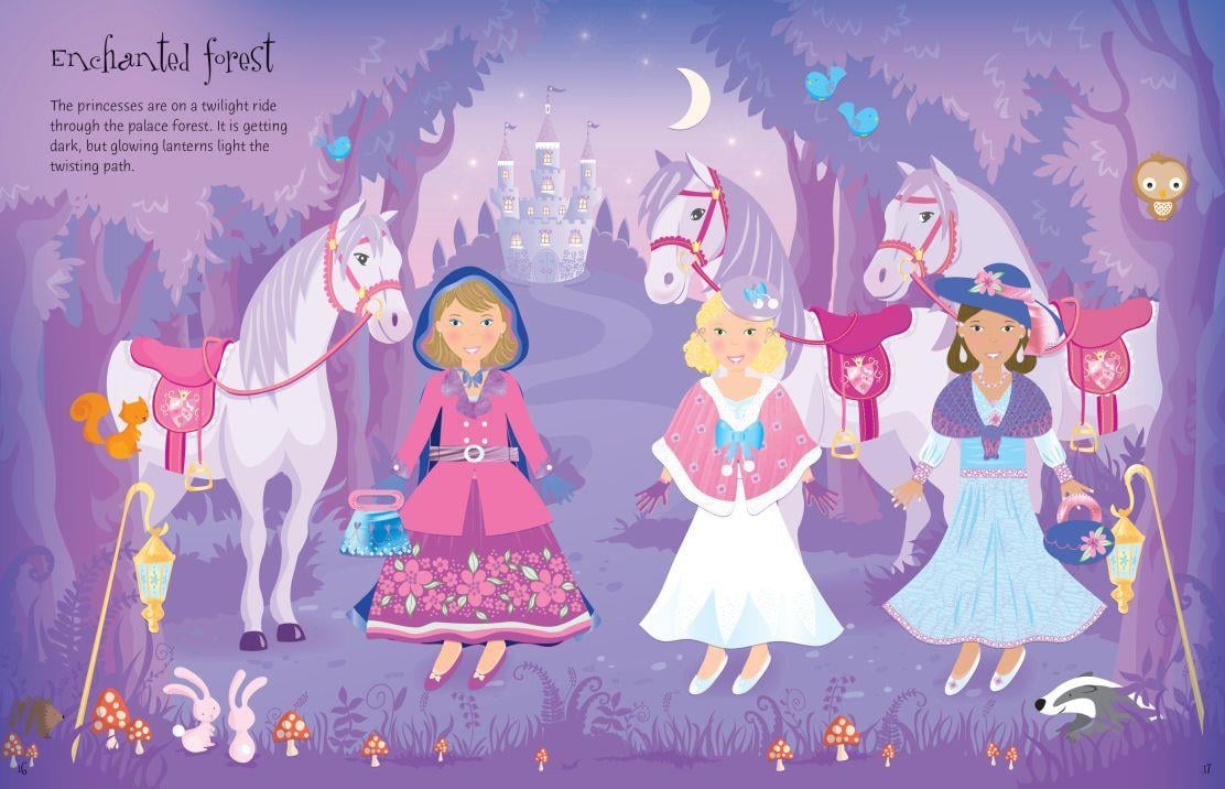 USB - Sticker Dolly Dressing Princesses
