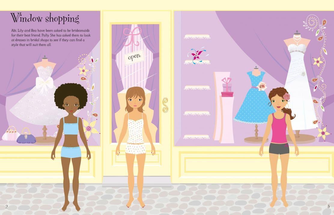 USB - Sticker Dolly Dressing Weddings