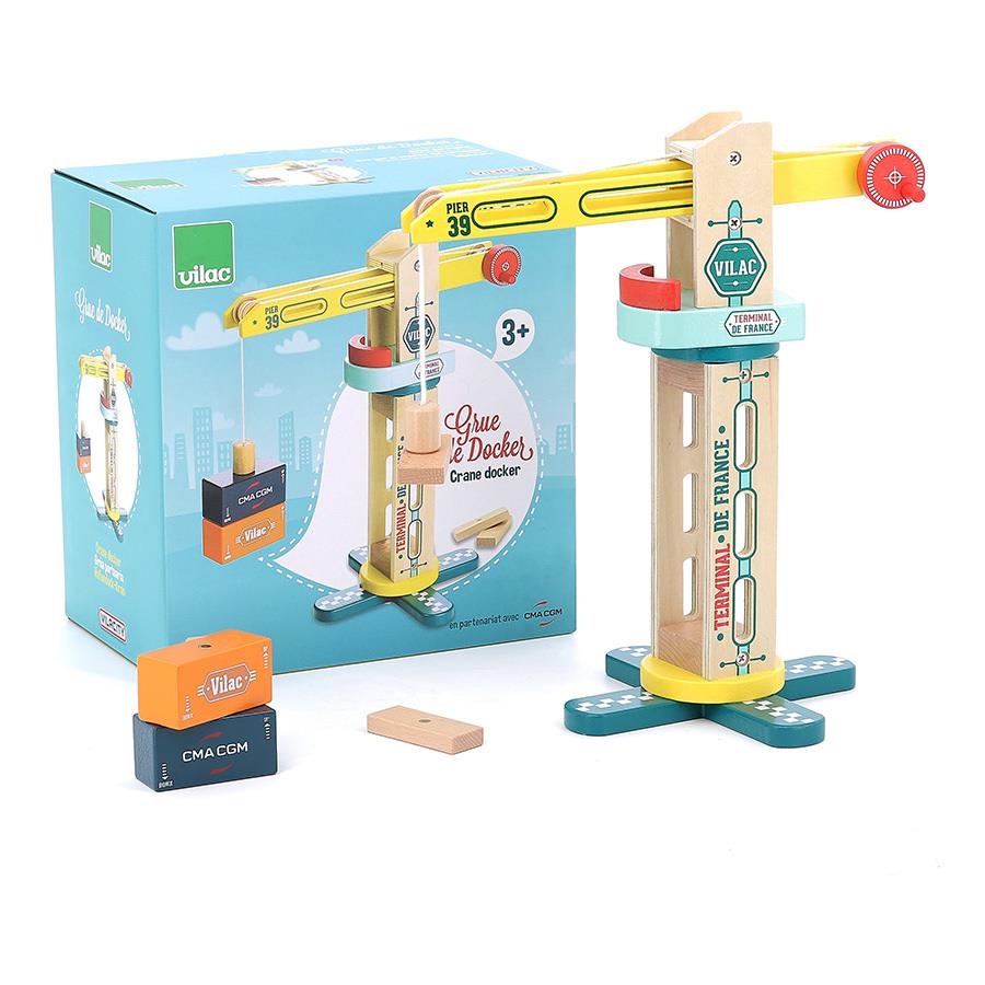 Vilac - Vilacity Mıknatıslı Mini Vinç