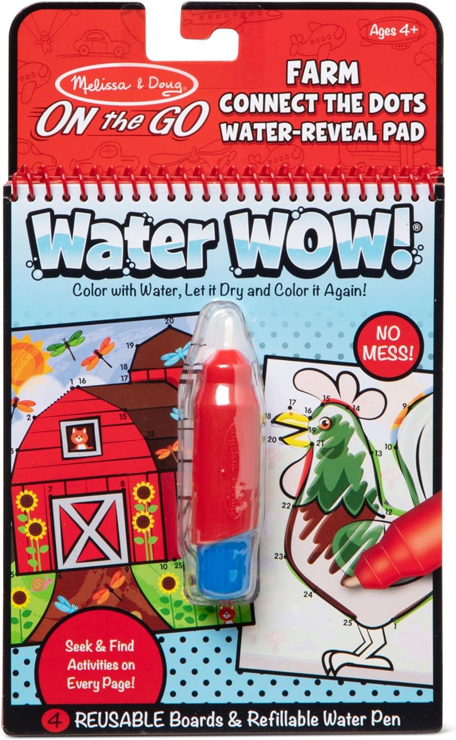 Water Wow! Su ile boyama kitabı -Çiftlik Nokta ile Birleştirme