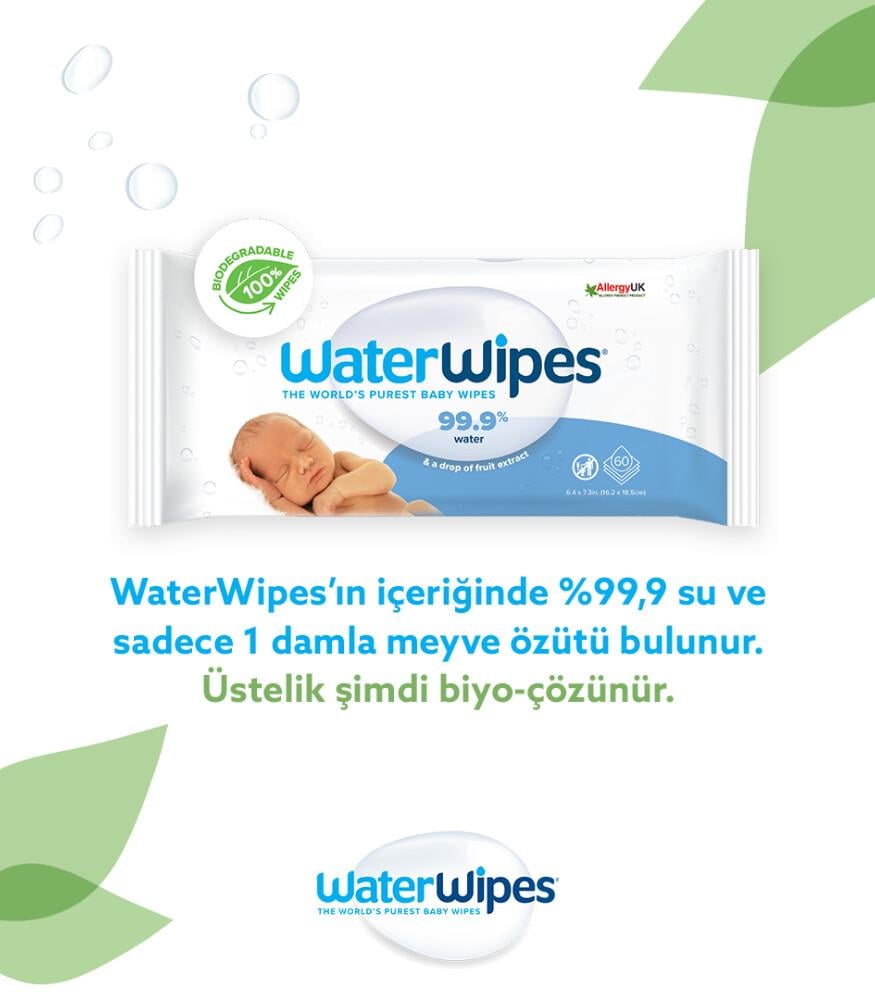 WaterWipes BIO Islak Mendil (4x60) 240 adet