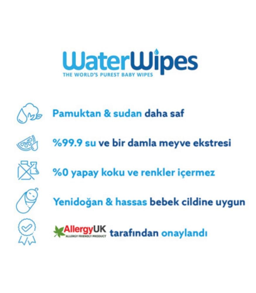 WaterWipes BIO Islak Mendil 60 adet