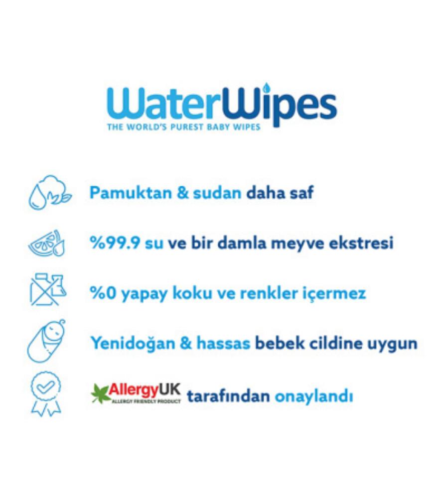 WaterWipes BIO Islak Mendil (9x60) 540 adet