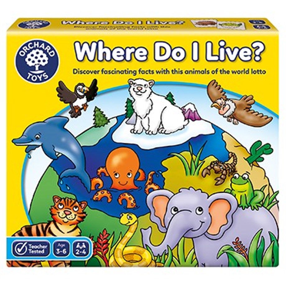 WHERE DO I LIVE? 3 - 6 YAŞ