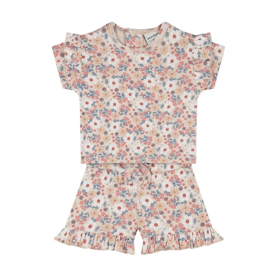 Yaz Buketi Şortlu Set