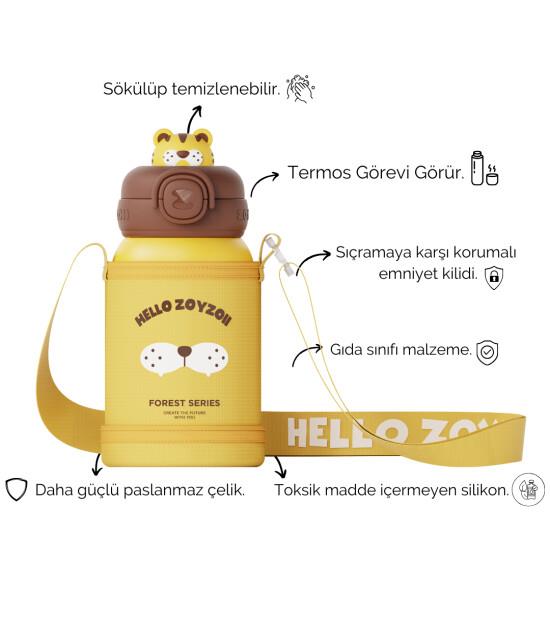 ZOYZOII Animal Serisi Su Matarası / Tiger