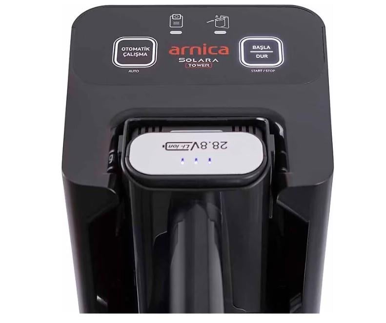 Arnica ET13490 Solara Tower Otomatik Toz Boşaltma İstasyonlu Şarjlı Süpürge