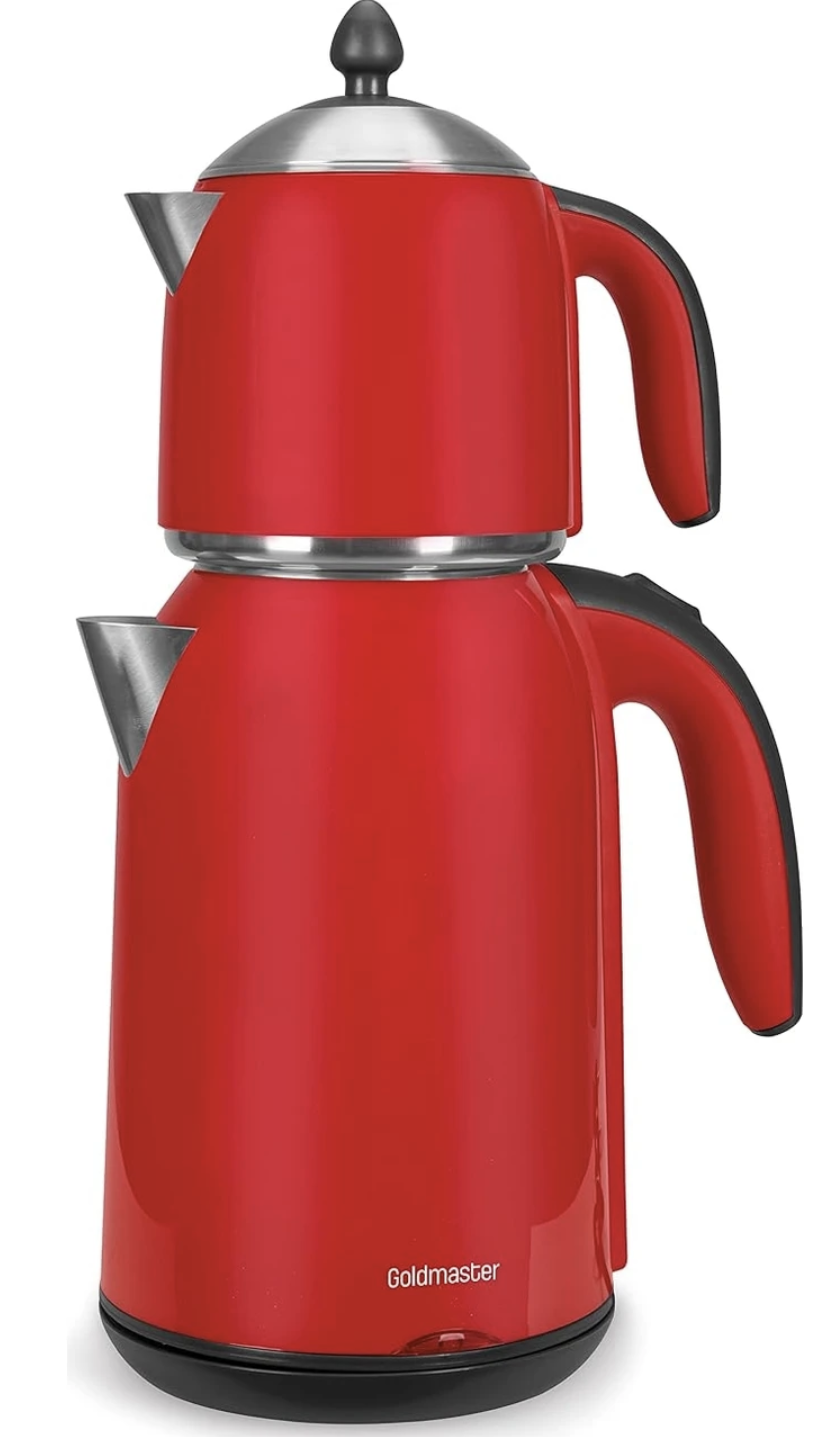 GOLDMASTER GM-7364 LALEDEM KIRMIZI ÇAY MAKİNESİ