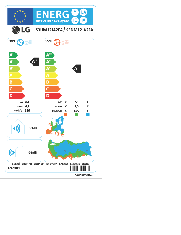 LG Dualcool Plus PC12SQ 12000 BTU A++ Inverter Duvar Tipi Klima