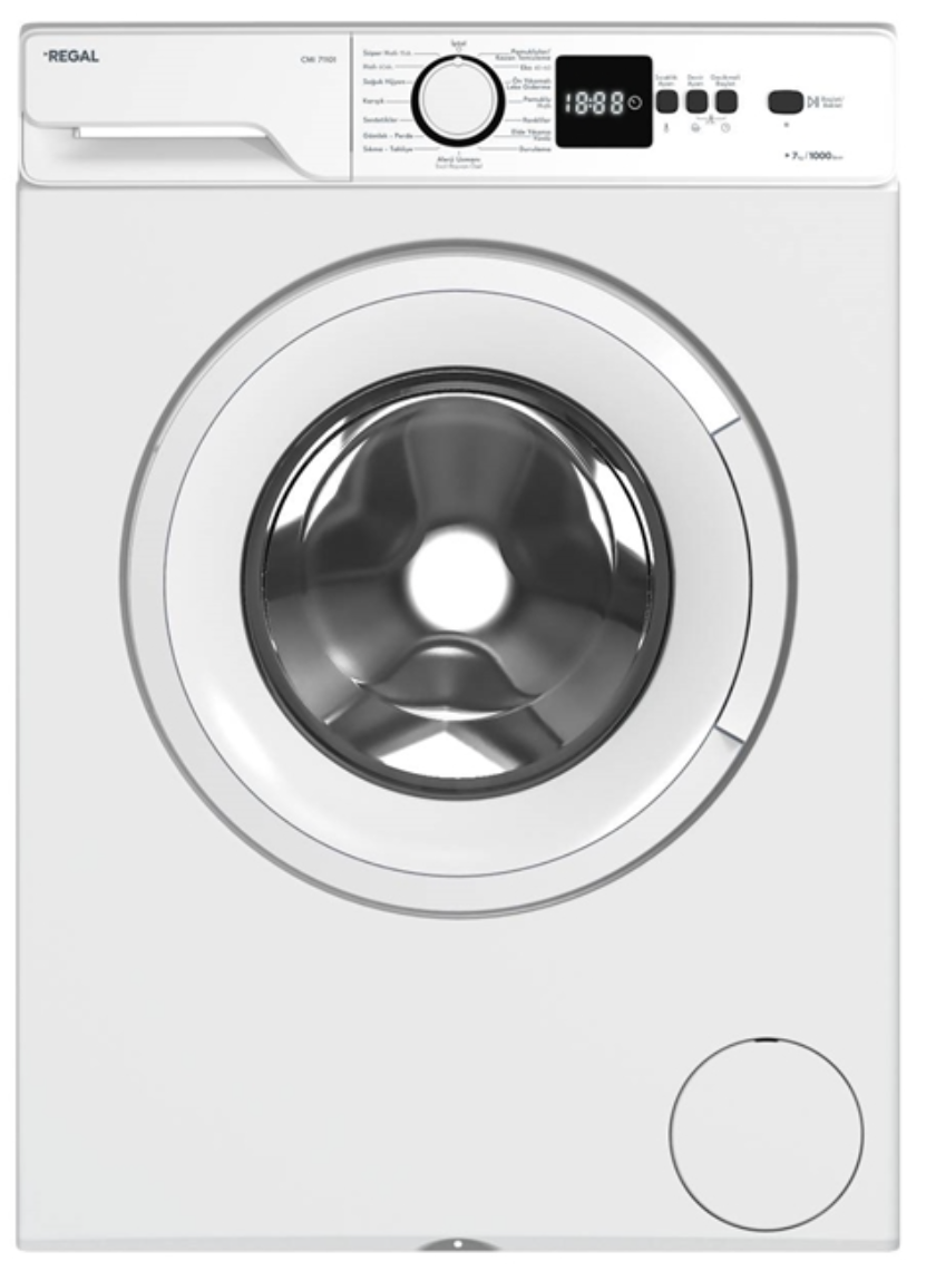 Regal CMI 71101 7 Kg 1000 Devir Çamaşır Makinesi