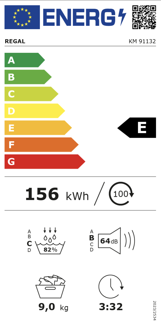 Regal KM 91132 9 kg Kurutma Makinesi