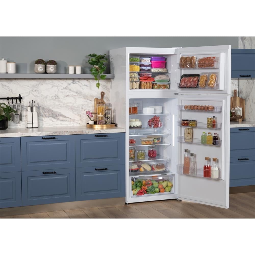 Regal NF 52021 E Çift Kapılı No Frost Buzdolabı Beyaz 451 LT