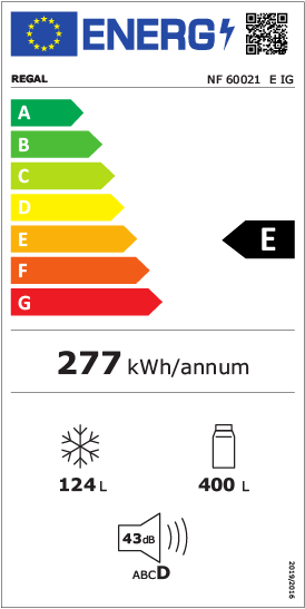 REGAL NF 60021 E IG BUZDOLABI