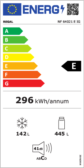 REGAL NF 64021 E IG BUZDOLABI