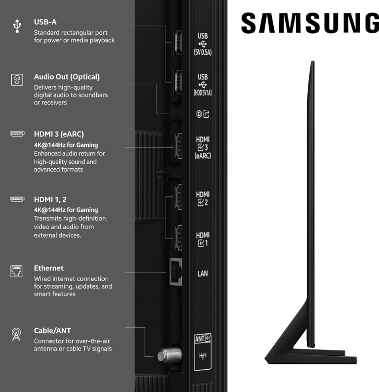 Samsung 65Q8FA 65 inç 165 Ekran 4K Ultra HD Tizen QLED TV
