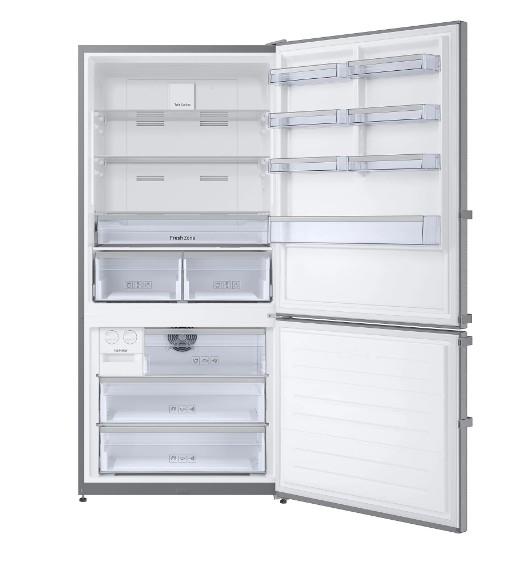 SAMSUNG RB58DS75ESA/TR E Enerji Sınıfı 580 L Alttan Donduruculu Buzdolabı Inox