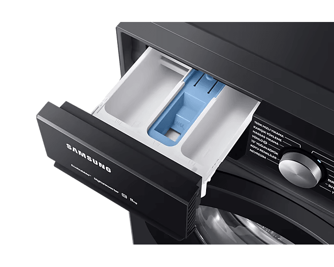 Samsung WW11BBA046ABAH 11 kg 1400 Devir Çamaşır Makinesi Siyah