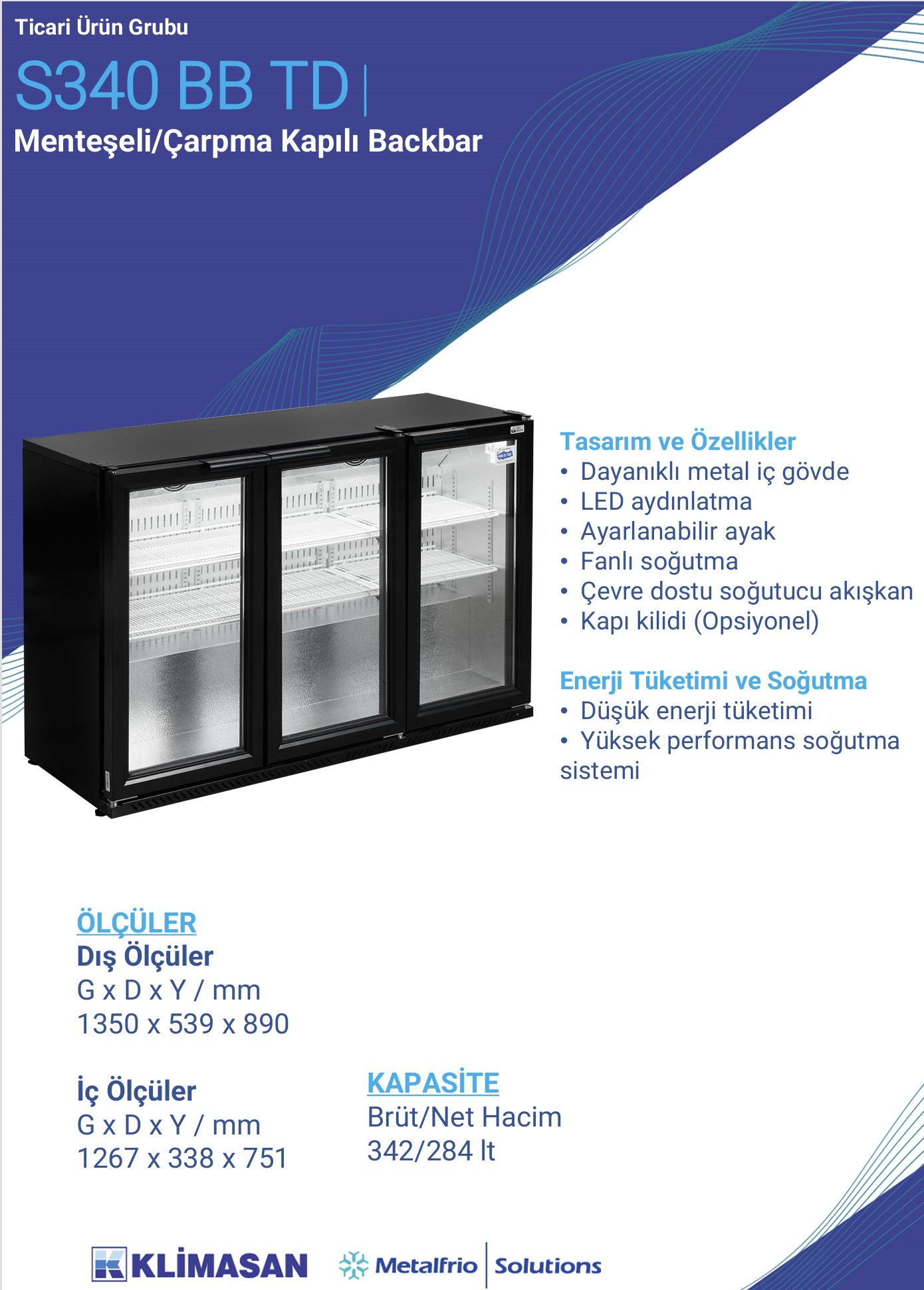 ŞENOCAK S340 BB/TD MENTEŞELİ KAPAK