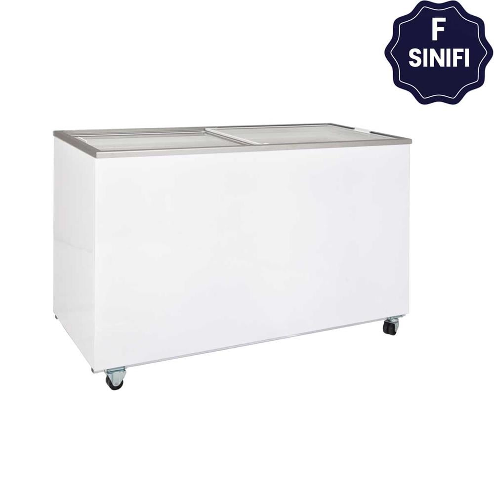 ŞENOCAK SÜRGÜLÜ CAMLI SOĞUTUCU D 400 DFSG FF 410 LT