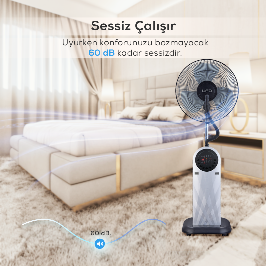 Ufo ATB-01 Uzaktan Kumandalı Soğuk Buharlı Vantilatör
