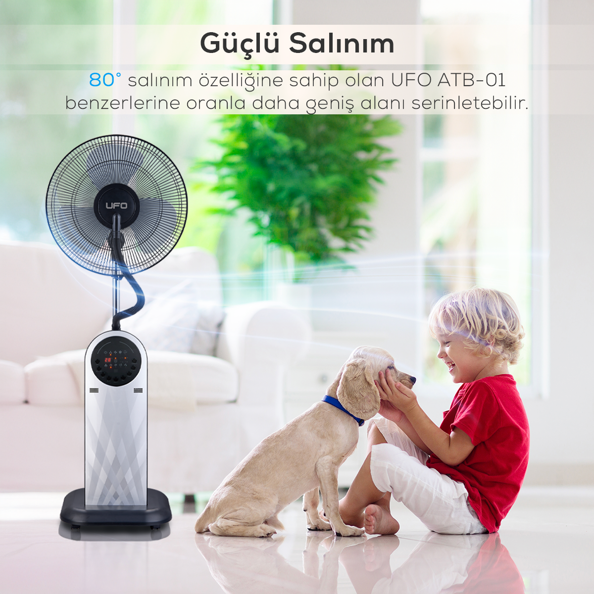 Ufo ATB-01 Uzaktan Kumandalı Soğuk Buharlı Vantilatör