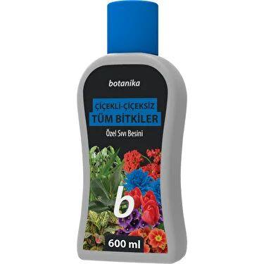 Botanika Mavi Çiçekliler ve Çiçeksiz Tüm Bitkiler İçin Sıvı Bitki Besini