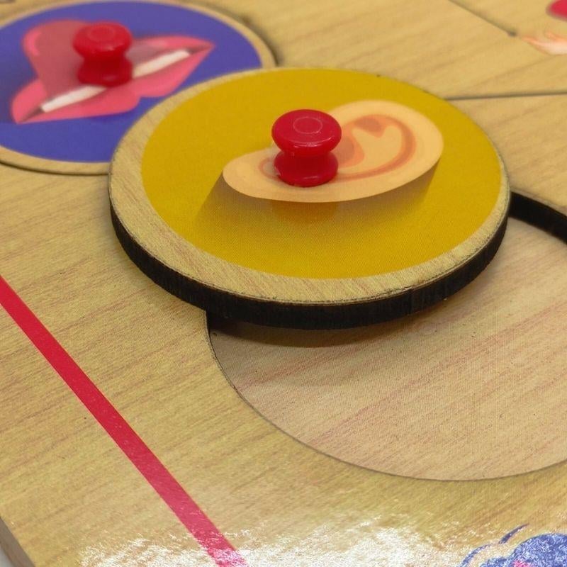 Ahşap Tutmalı Organlar Puzzle