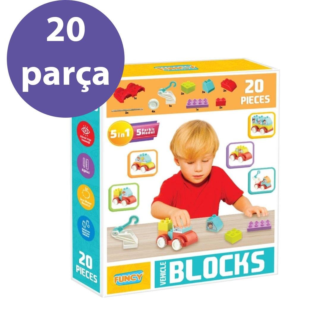Vehicle Blocks 20 Parça