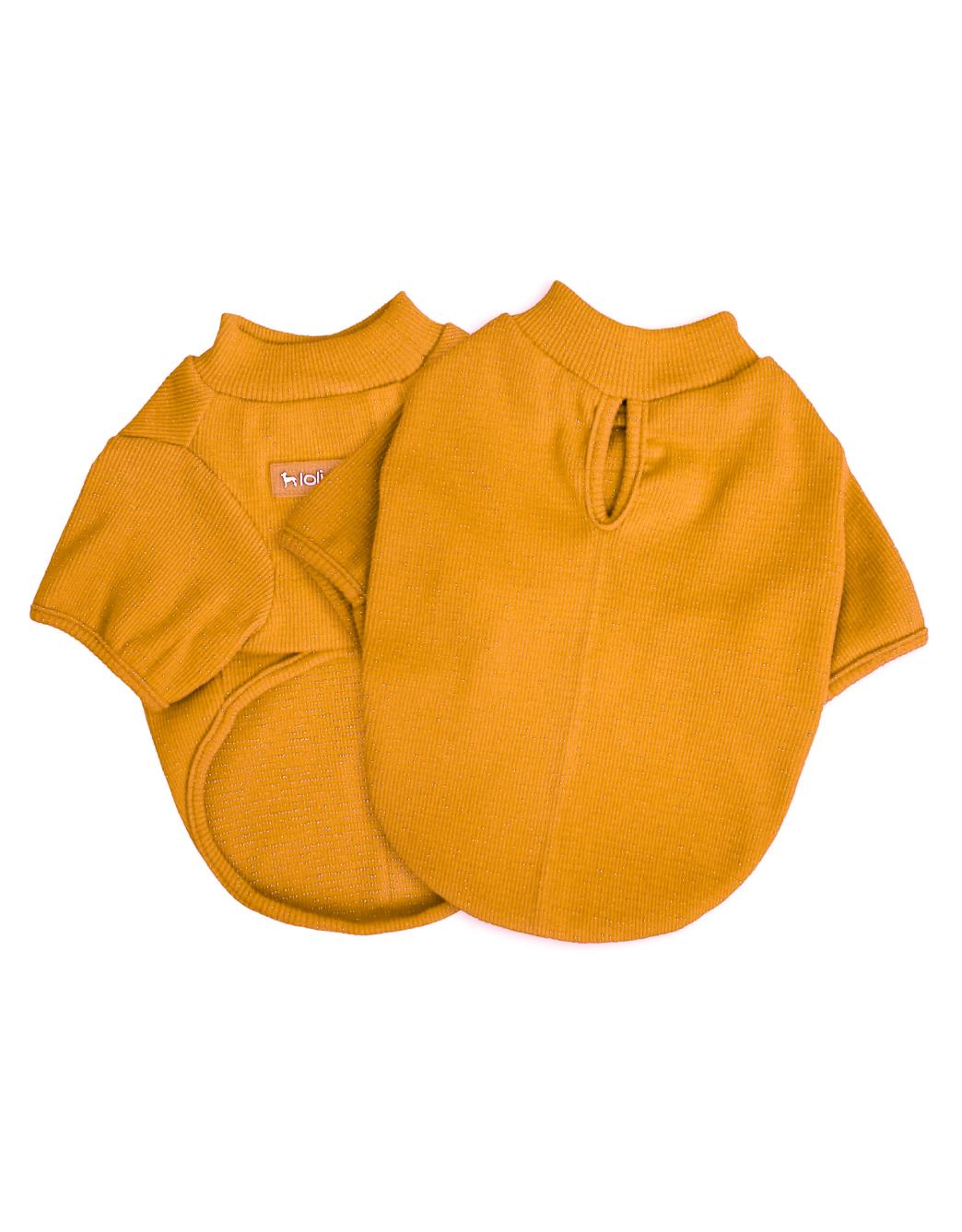 Lolidogs Basics - Kaşkorse Köpek Sweatshirtü Sparkle Yellow