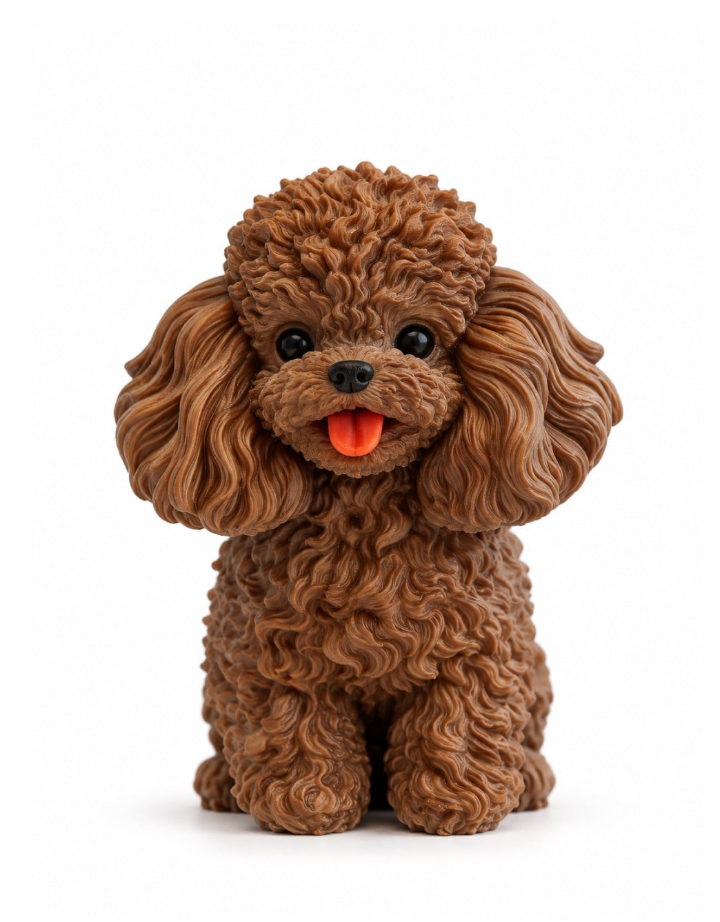 Lolidogs Dog Icons | Poodle Girl Dark Brown
