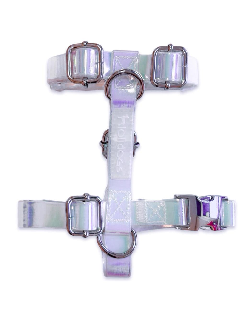 Lolidogs Jelly Lux Collection Köpek Göğüs Tasması Pearl Hologram