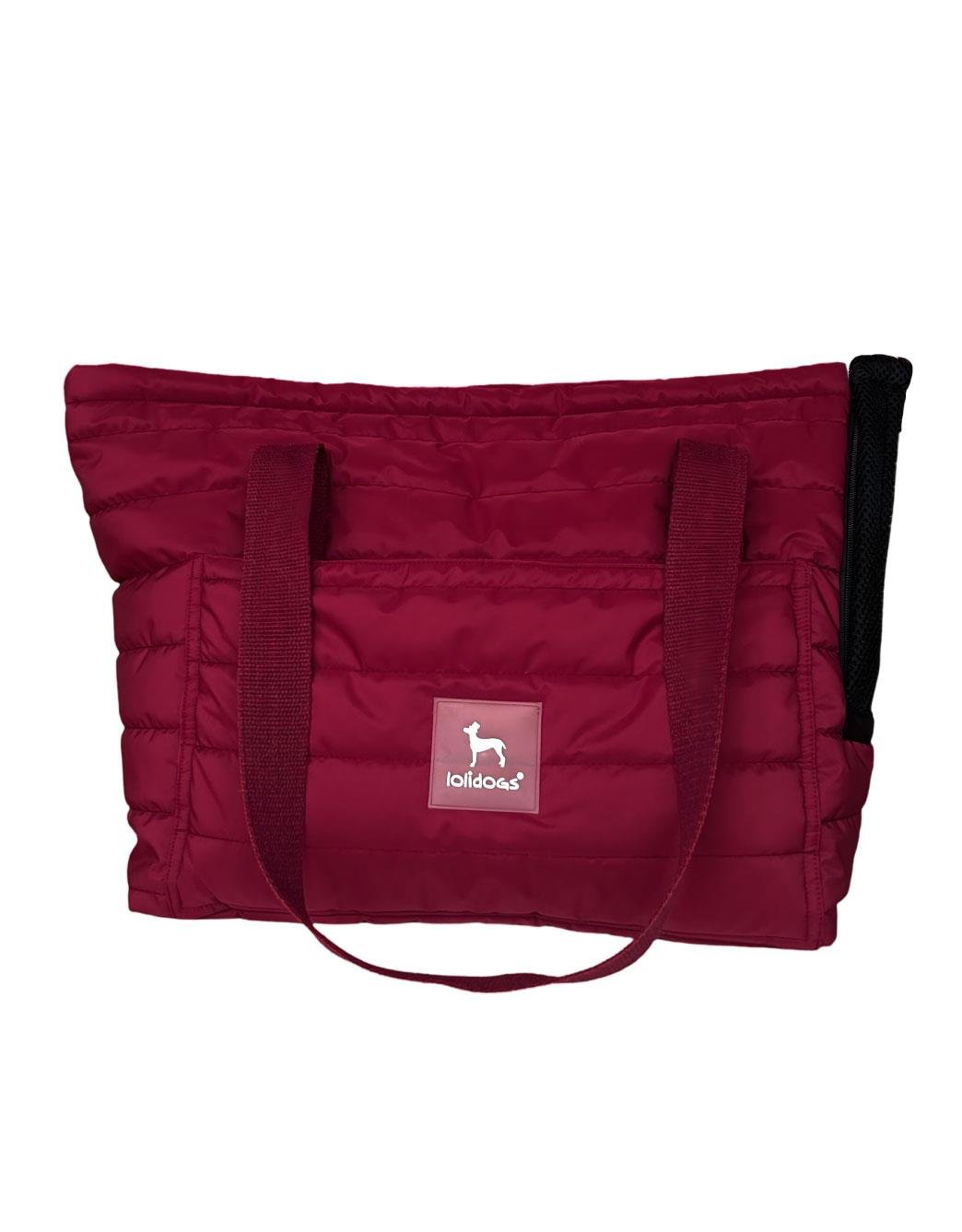 Lolidogs Köpek Taşıma Çantası Softy Wine Bordo