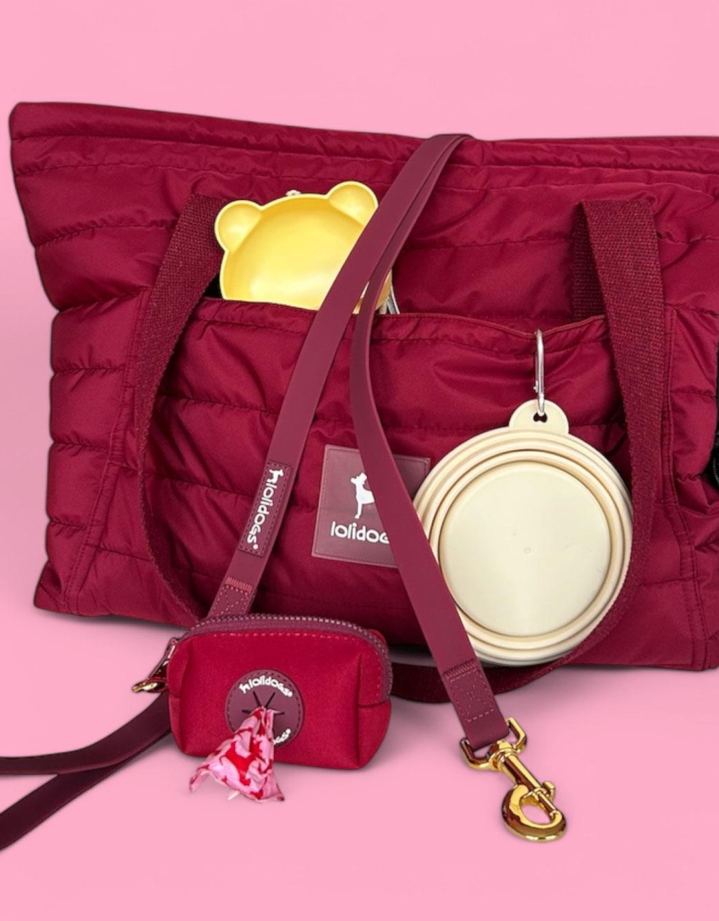 Lolidogs Köpek Taşıma Çantası Softy Wine Bordo