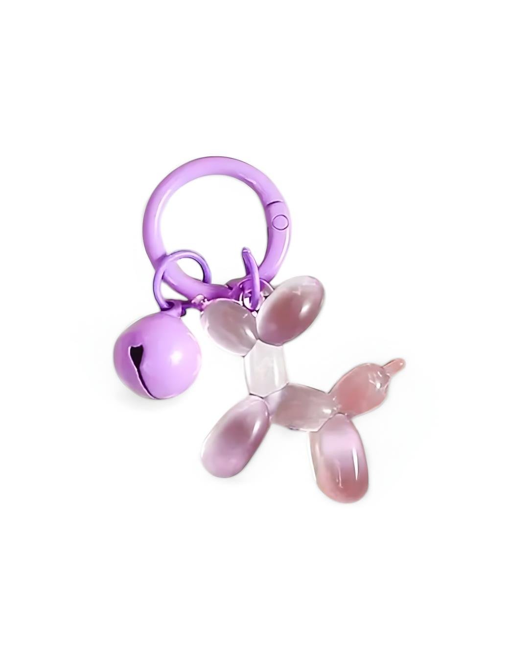 Lolidogs Köpek Tasma Aksesuarı Balloon Dog Zilli Lila