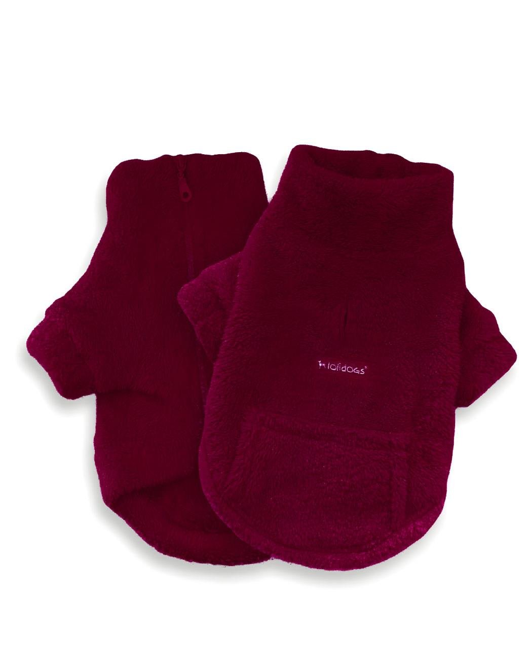 Lolidogs Köpek Bomber Ceket Wine Bordo