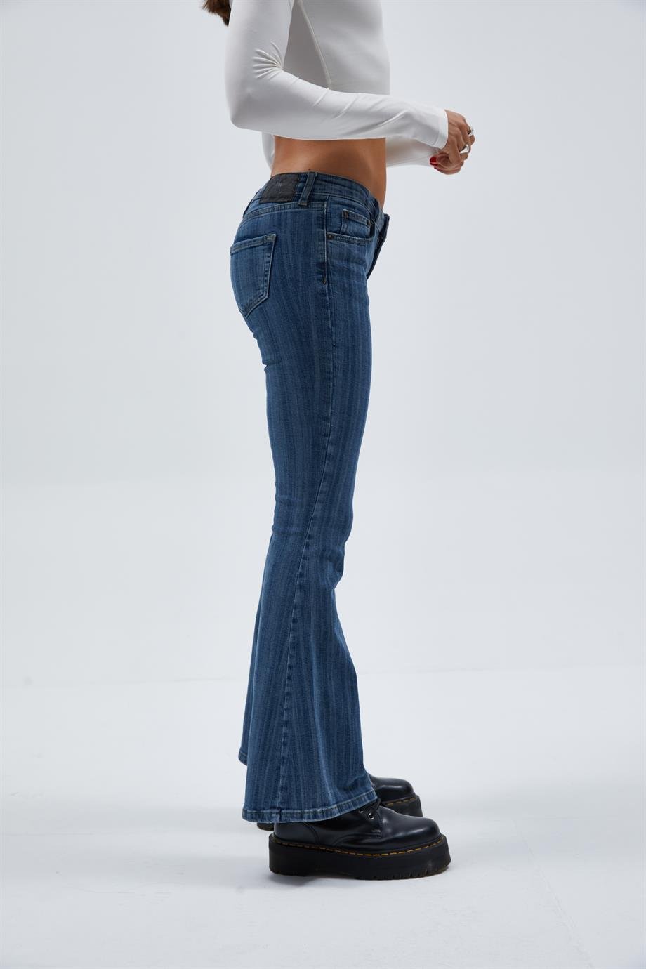 2000's Çizgili Jean