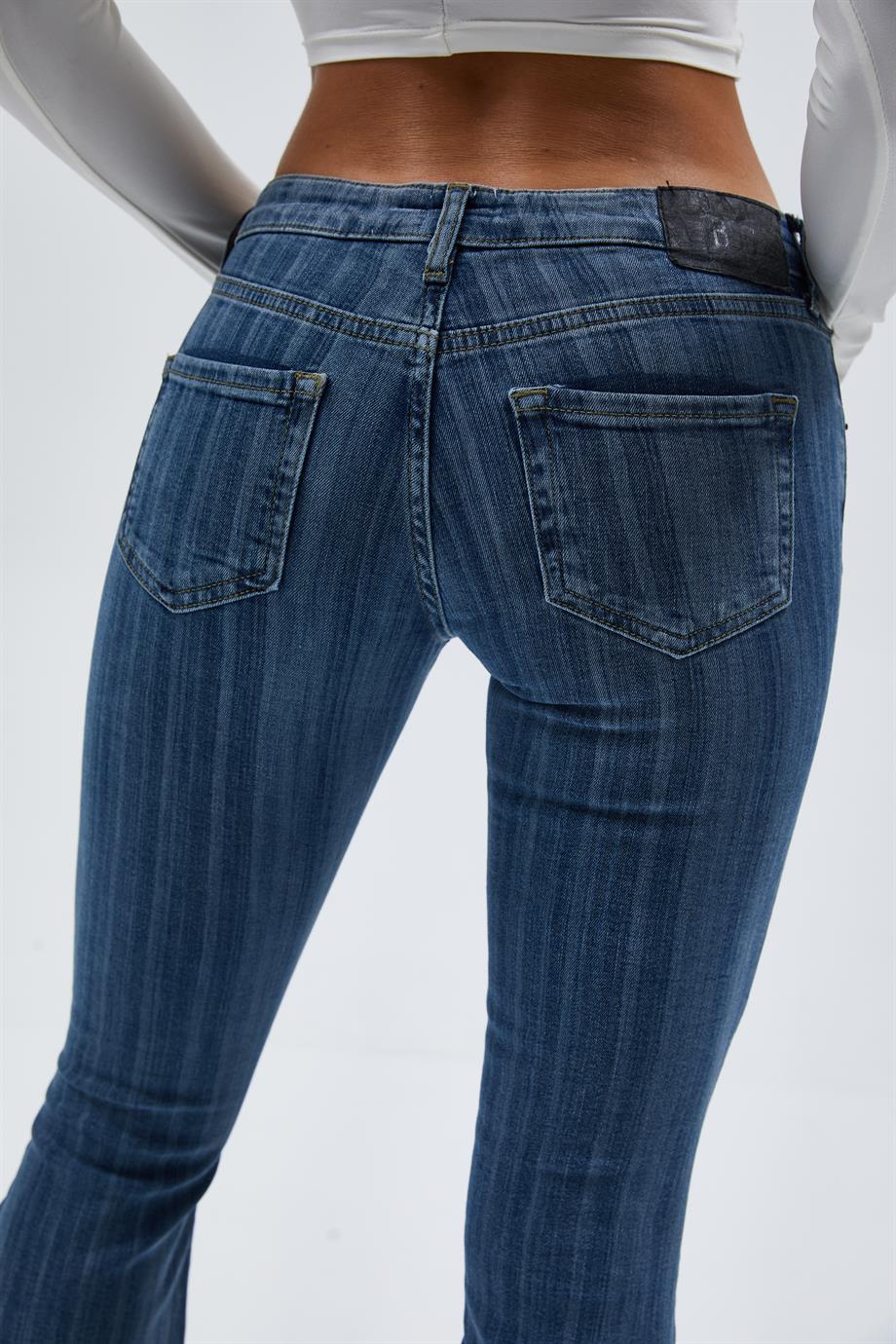 2000's Çizgili Jean