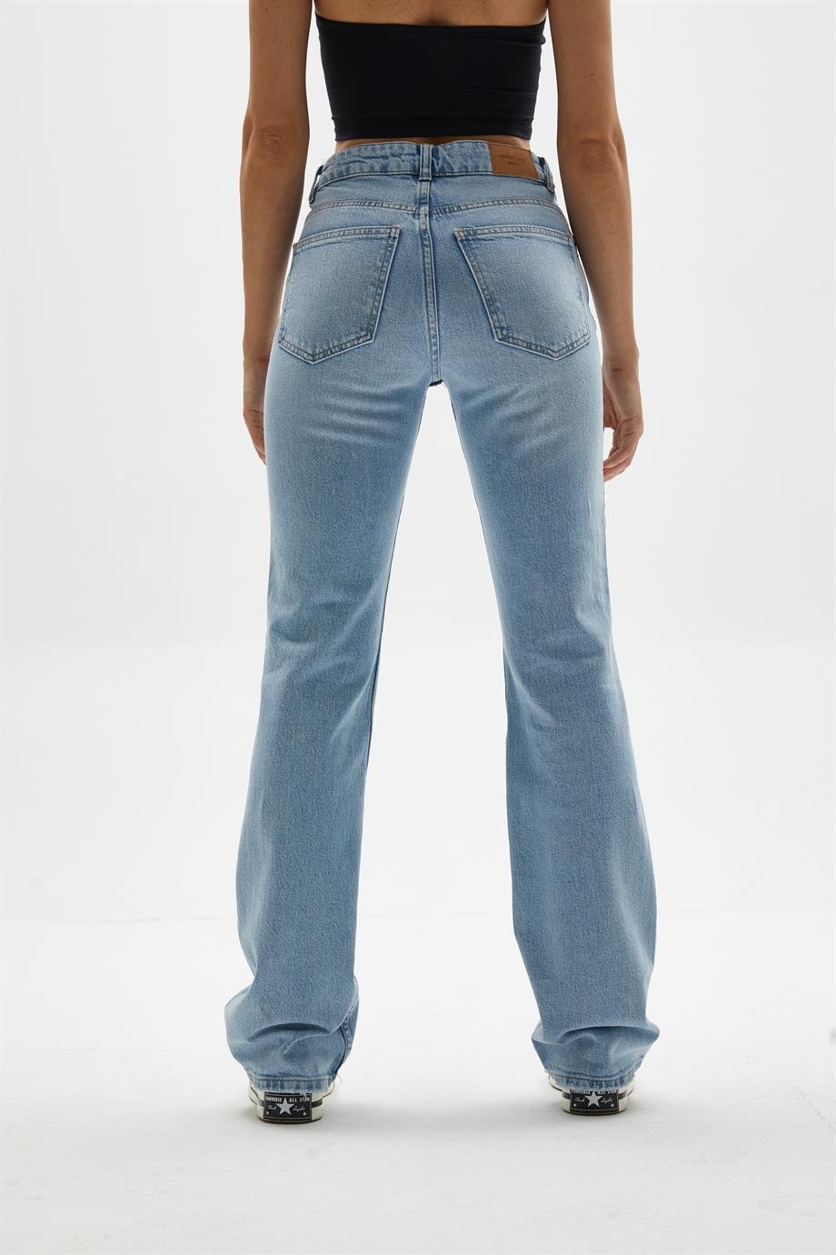 Acık Mavi Flare Fit Jean